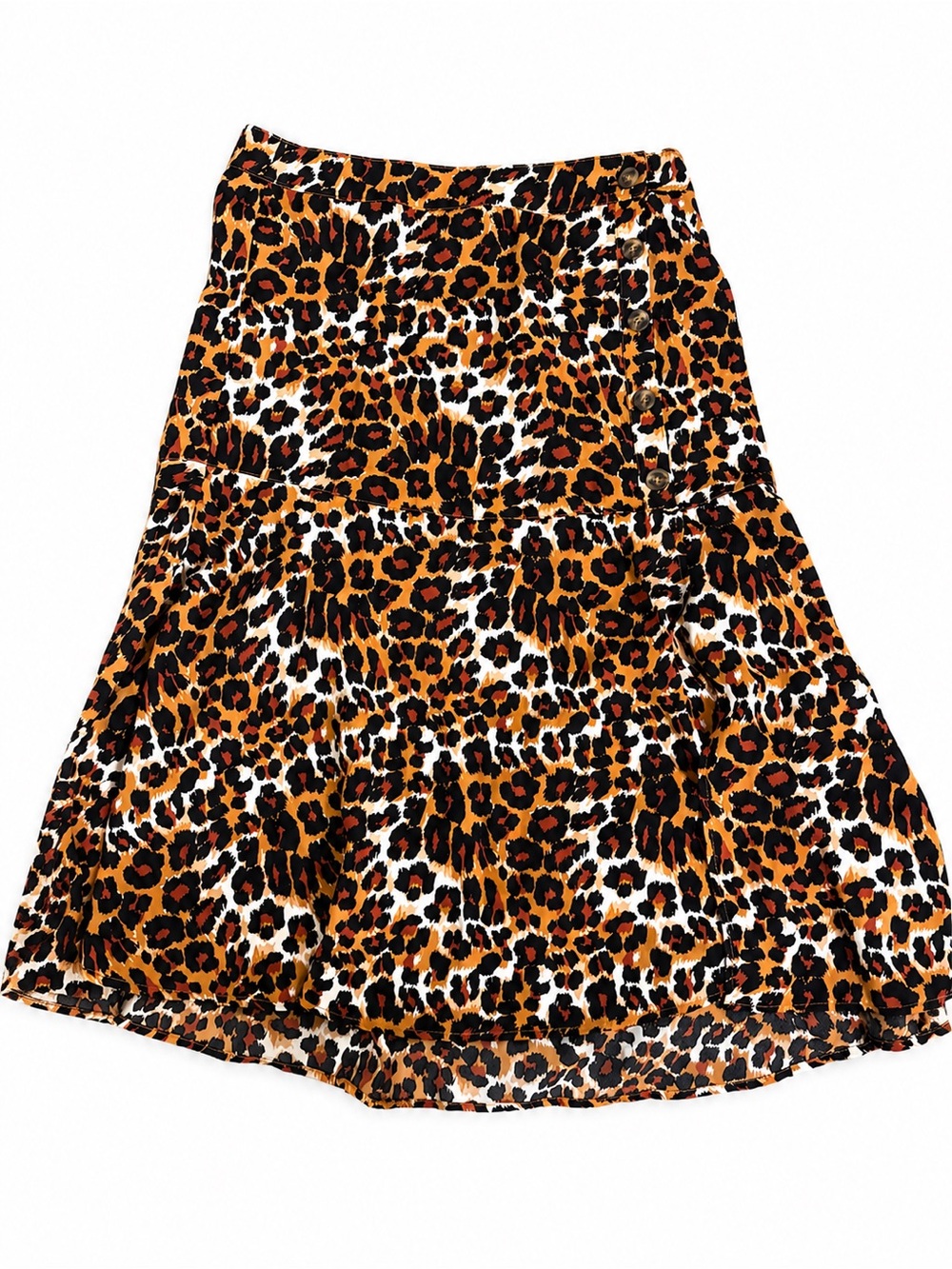 Surely Mine Leopard Print Flare Skirt – Size Large